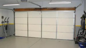Vinyl Back insulated garage door