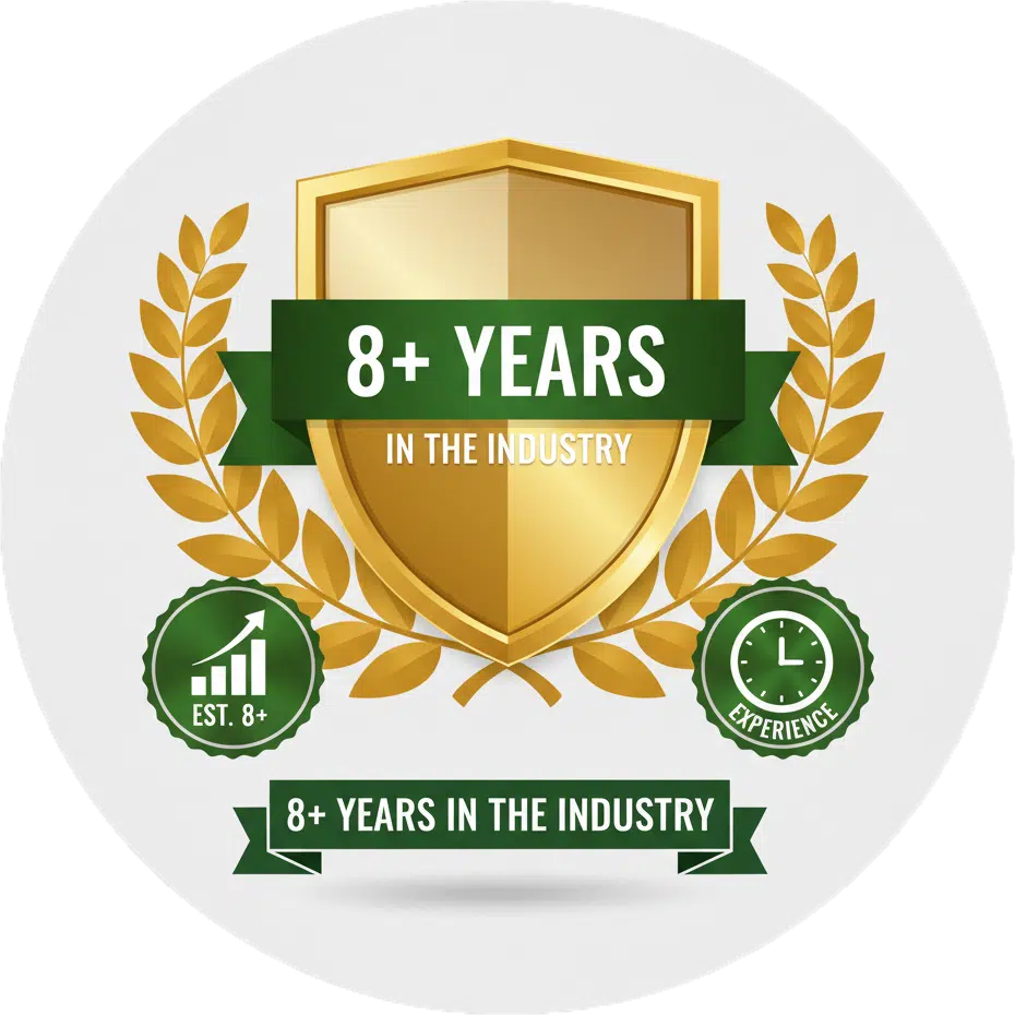 Over 8 years of garage door industry experience