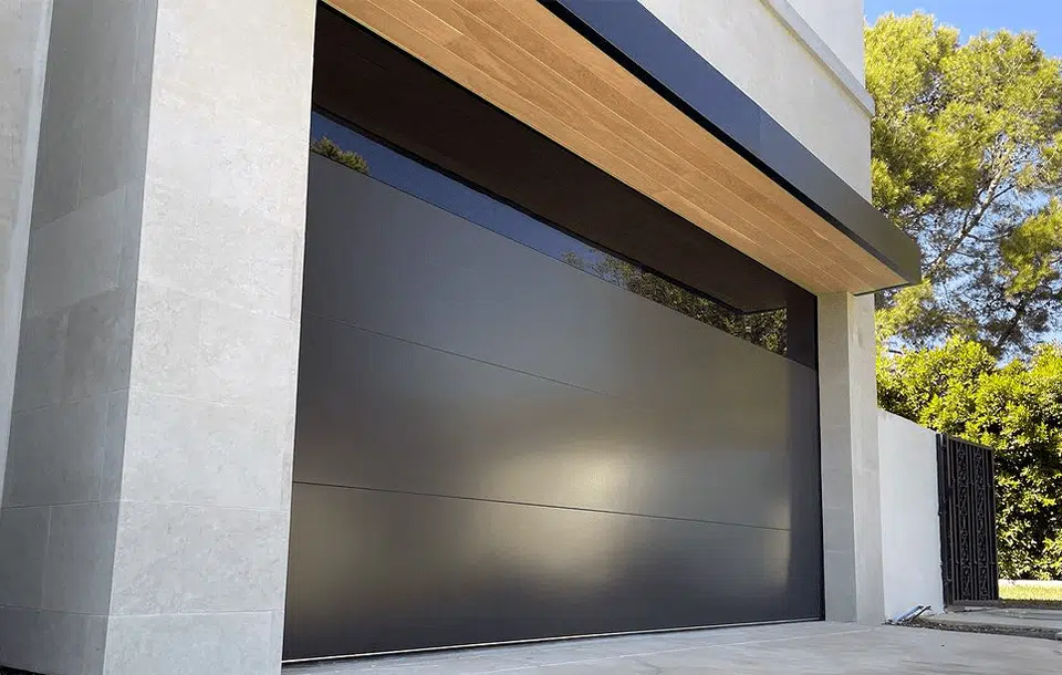 New garage door installation — CHI Sterling with Infinity Glass
