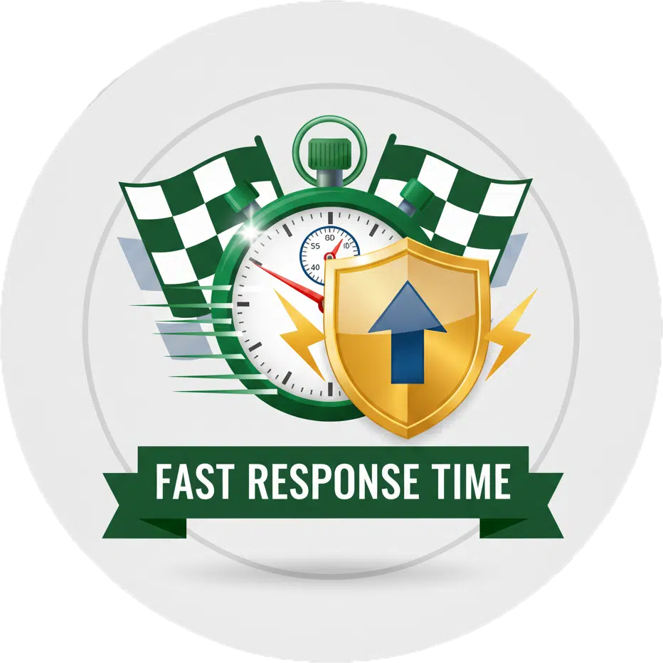 Fast response time, no AI agents or automated phone trees