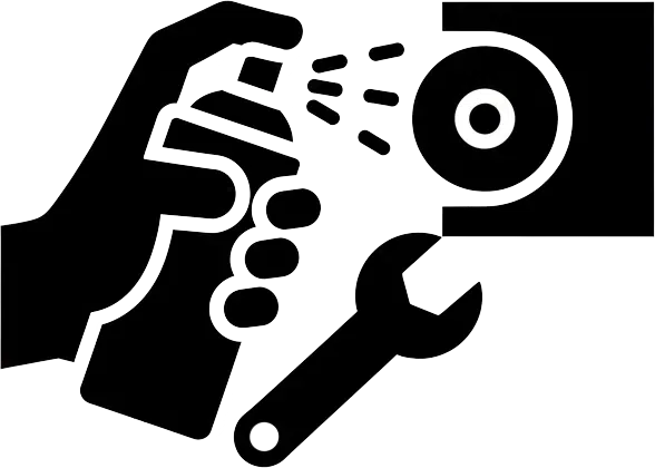 Garage door maintenance service icon