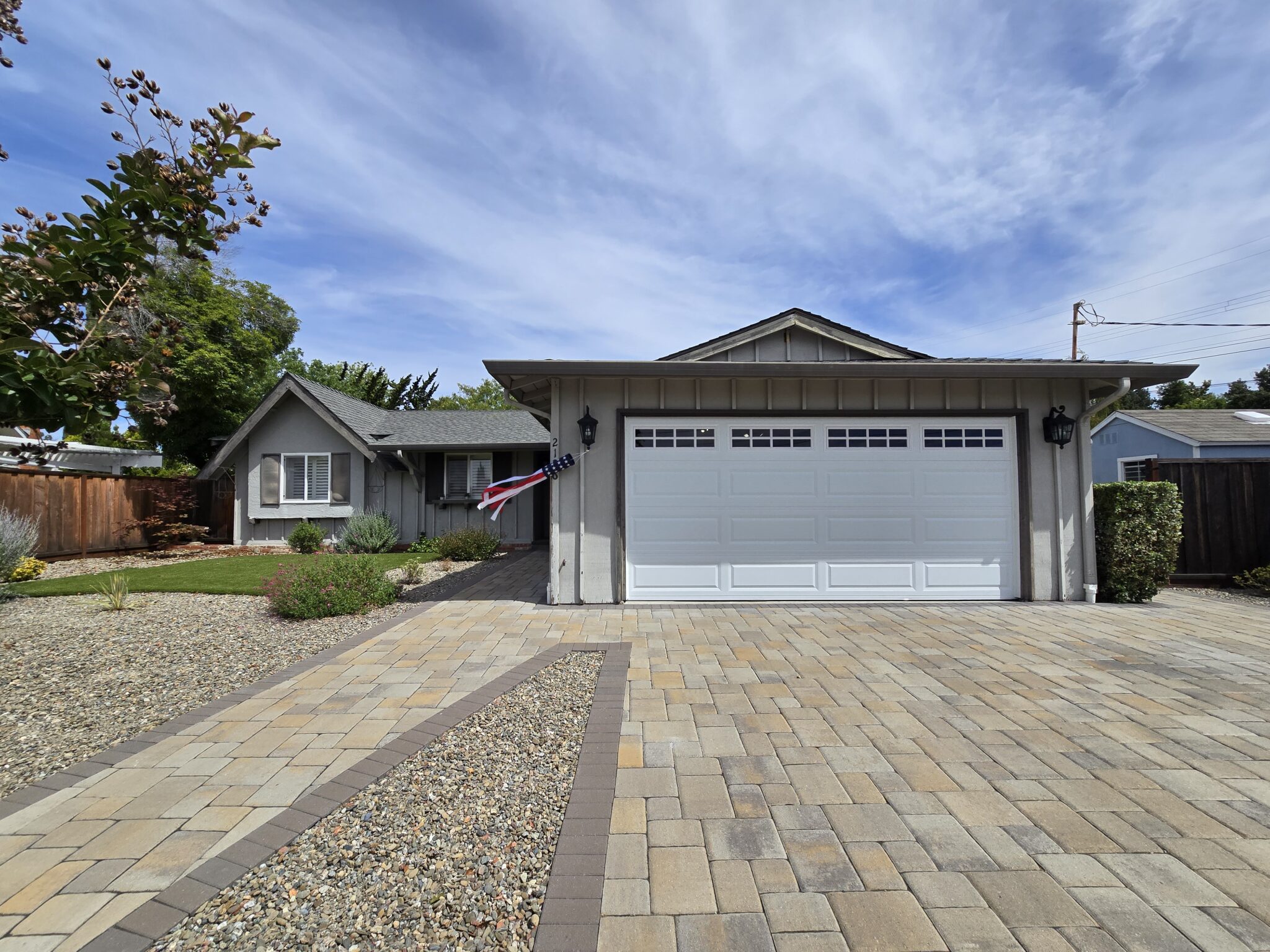 Timeless raised panel garage door installed in Contra Costa County