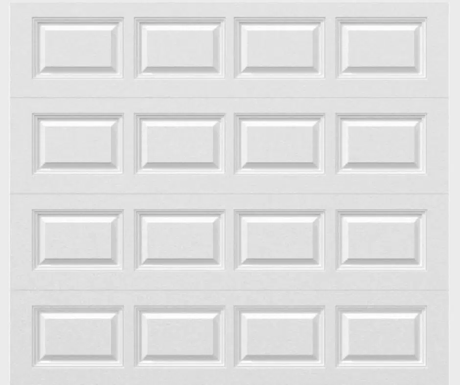 CHI Raised Short Panel garage door