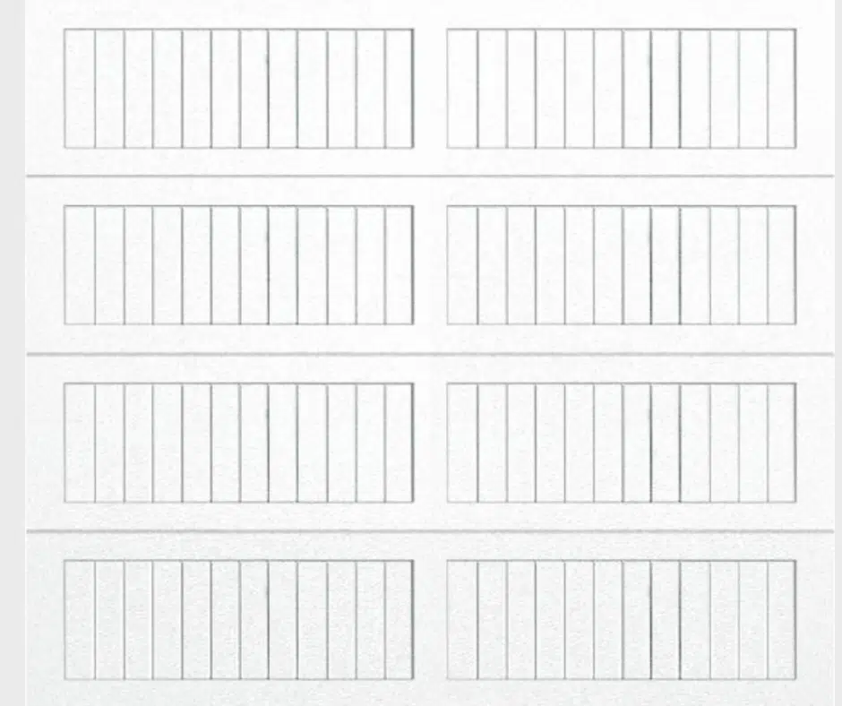 CHI Carriage Stamp Long Panel garage door