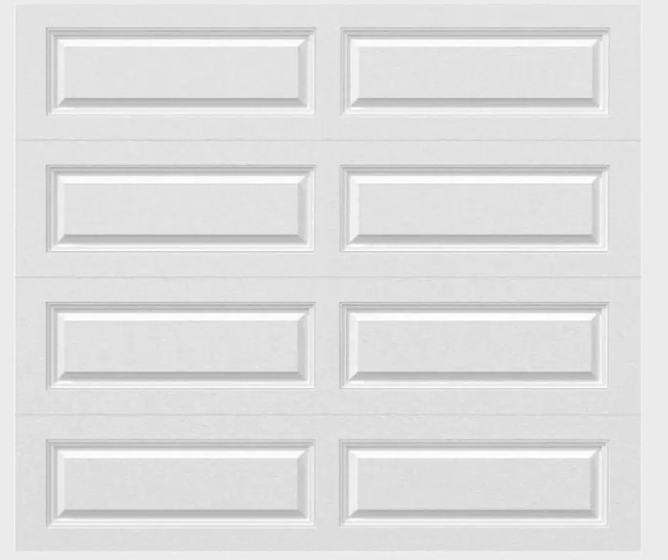 CHI Raised Long Panel garage door