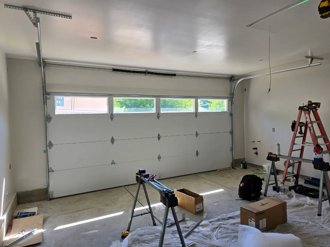 Garage door spring replacement service