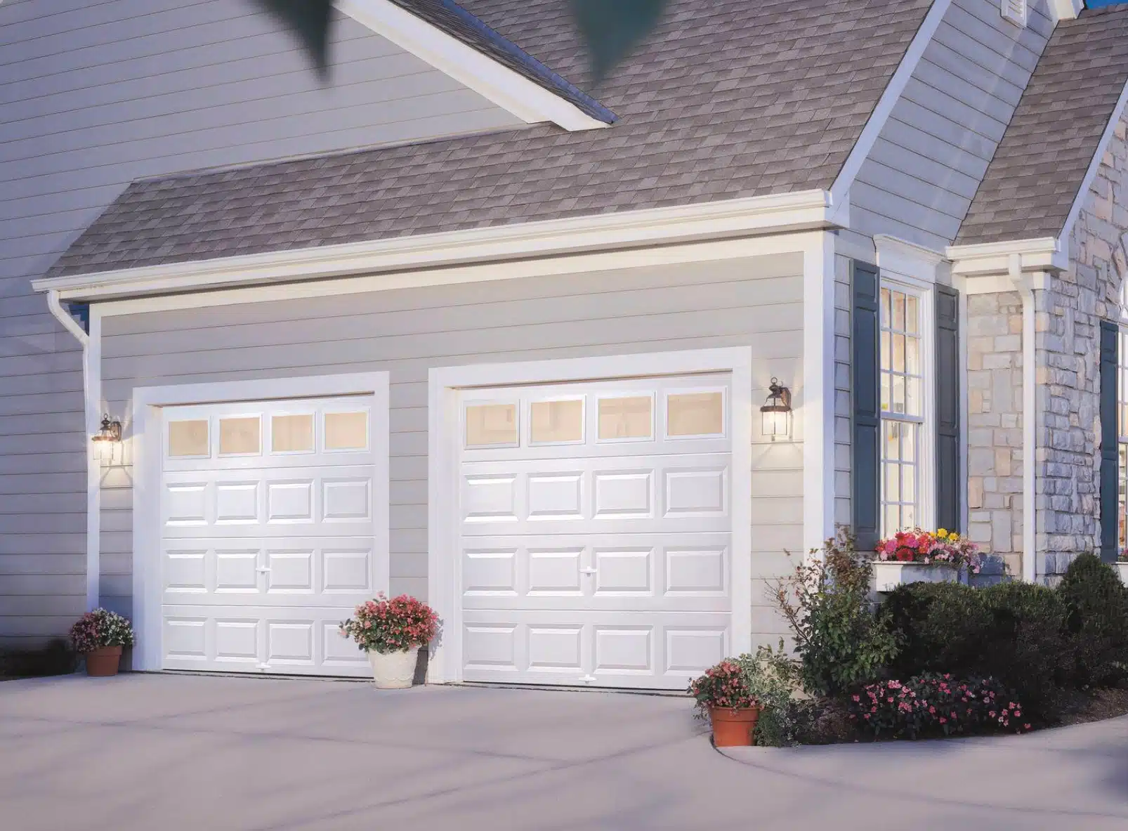 Clopay Classic Steel raised panel garage door