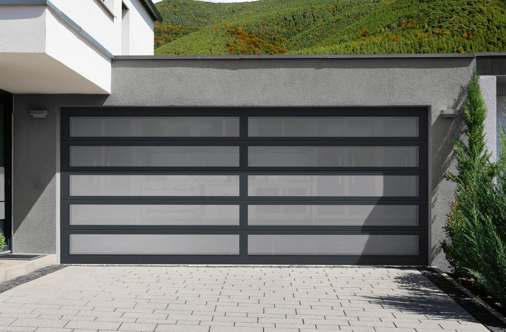 Clopay Avante full-view glass garage door