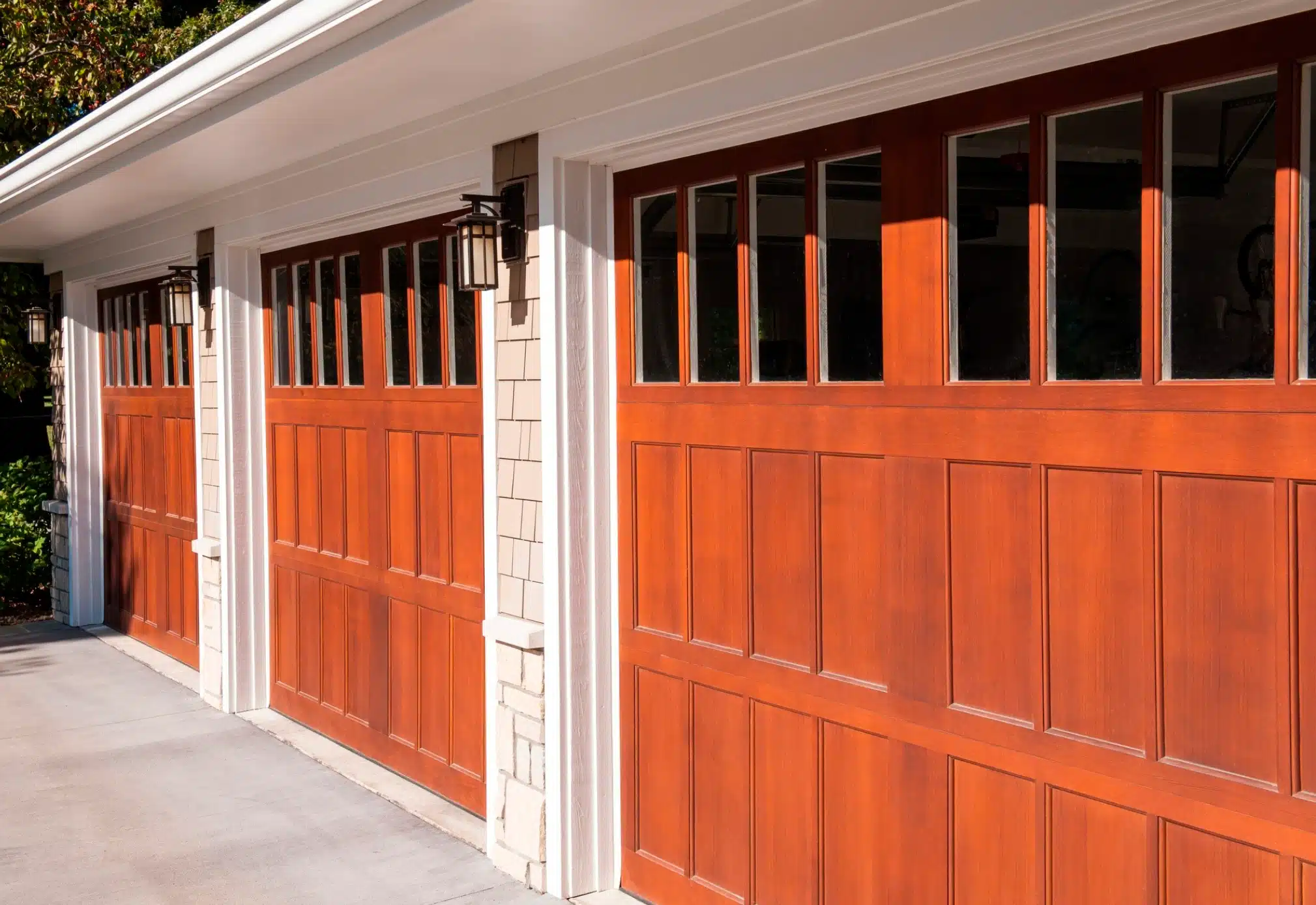 Clopay Reserve Wood custom carriage house garage door