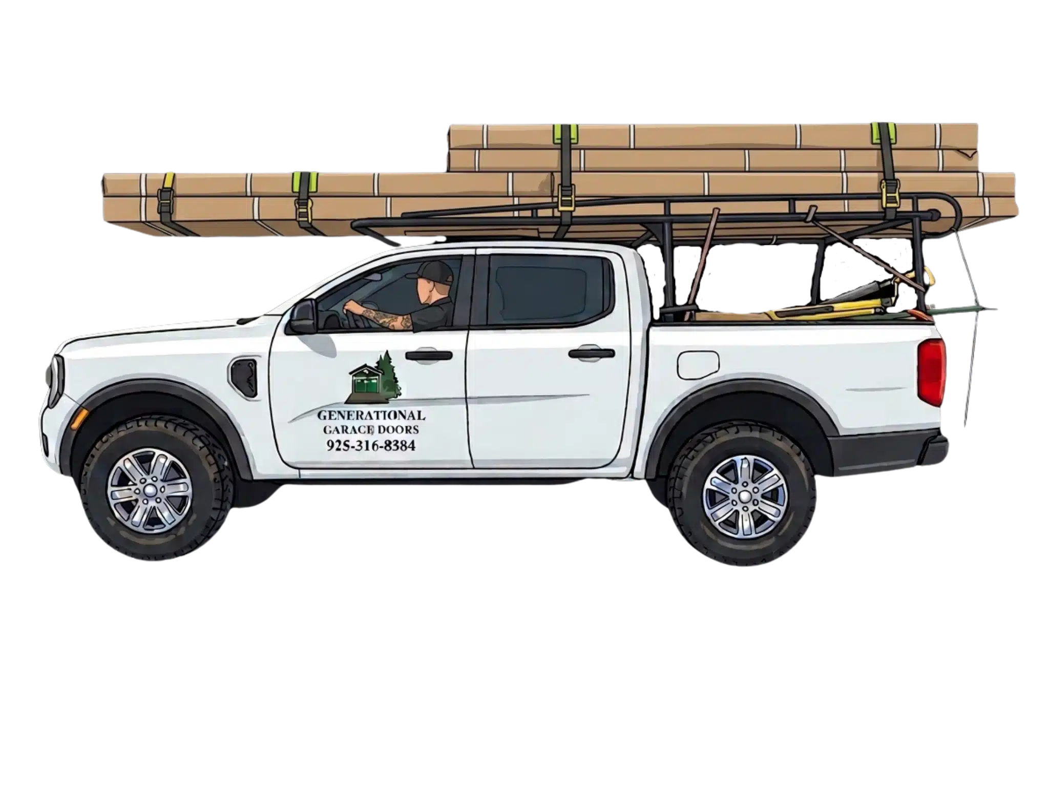 Generational Garage Doors work truck